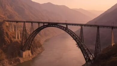 chenab railway bridge