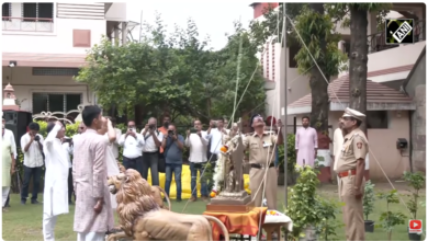RSS Sarsanghchalak Mohan Bhagwat hoists Tricolour at RSS Headquarters in Nagpur