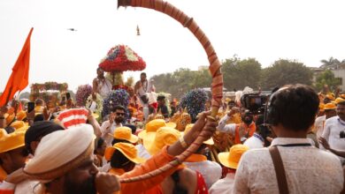 कुंभमेळा धर्मध्वजाची नगर प्रदक्षिणा मिरवणूक